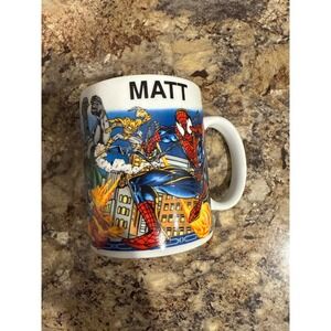 Marvel Comics Super Heroes Personalized Matt Mug Spider-Man Hulk Storm Wolverine